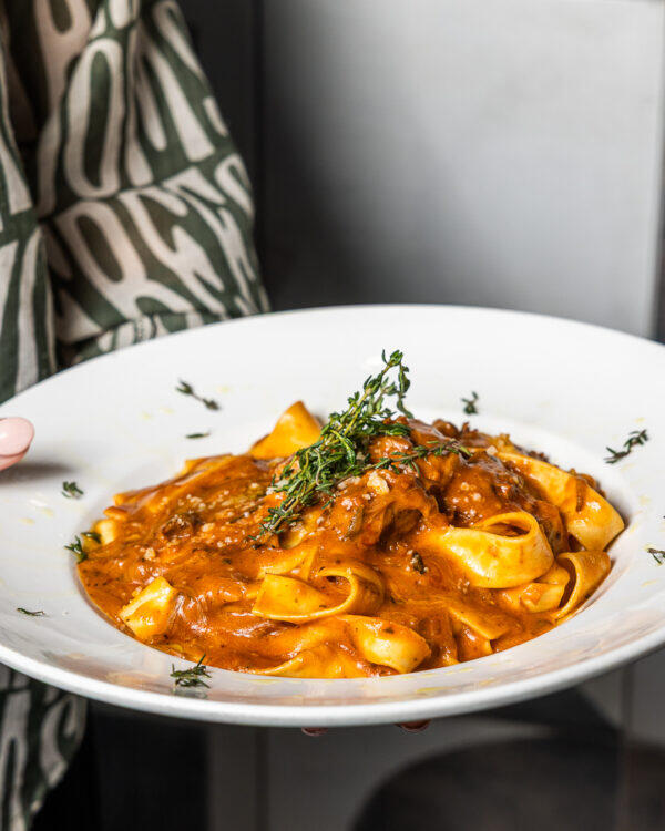 creamy tomato pasta, thewitherseatery, handmade pastas, napolitana sauce pasta