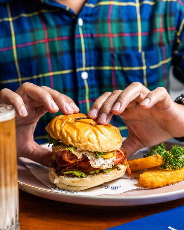 best burgers in kellyville, halloumi burger vegetarian kellyville, thewitherseatery